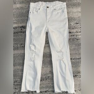 Risen Cropped Jeans